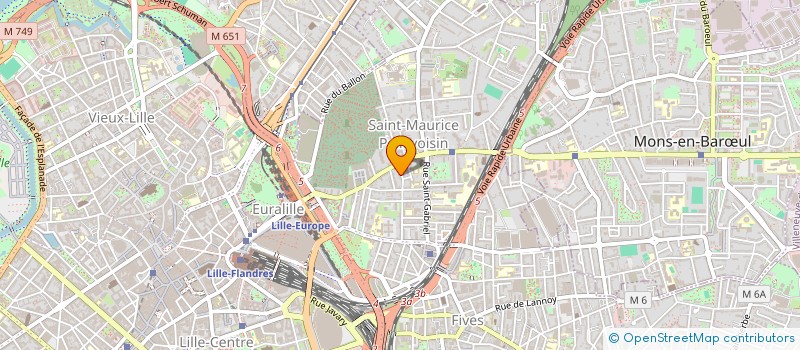 localisation de l'entreprise MADAME DORIANE BULOT à LILLE
