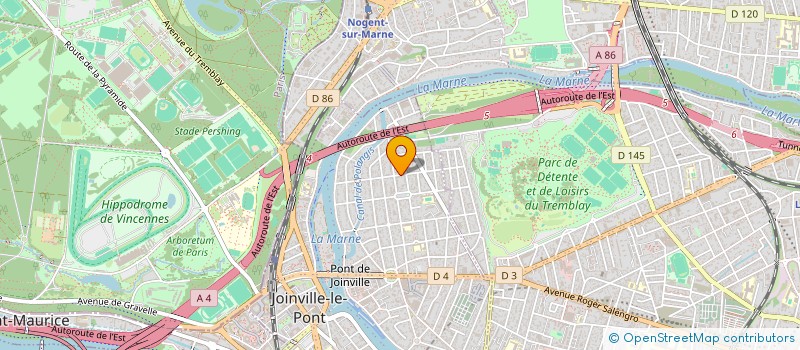 localisation de l'entreprise MADAME DORIANE CABARET  JOINVILLE-LE-PONT