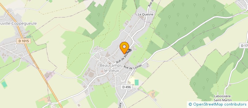 localisation de l'entreprise MADAME DORIANE CANAPLE  BEAUCAMPS-LE-VIEUX