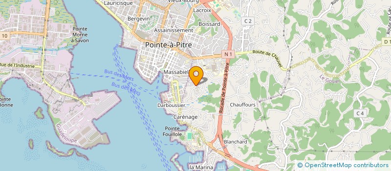 localisation de l'entreprise MADAME DORIANE CAUSSE  LES ABYMES