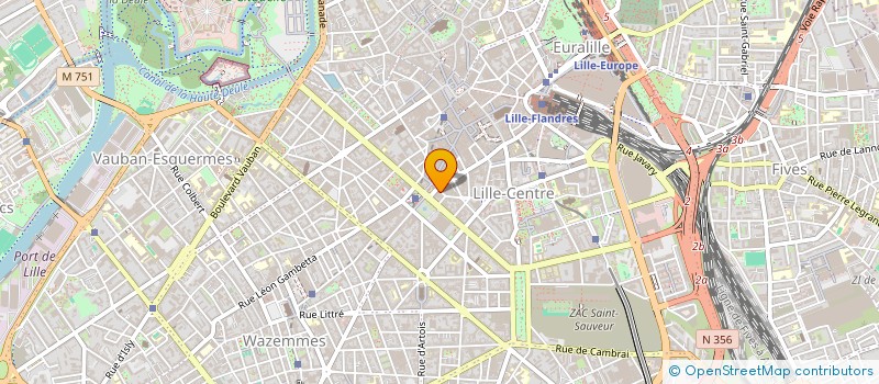 localisation de l'entreprise MADAME DORIANE CHARRIER à LILLE