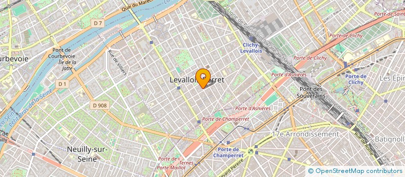 localisation de l'entreprise MADAME DORIANE CHEVAL à LEVALLOIS-PERRET