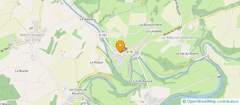 localisation de l'entreprise MADAME DORIANE DESOUS  LE MESNIL-VILLEMENT