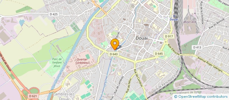 localisation de l'entreprise MADAME DORIANE DMYTROW à DOUAI