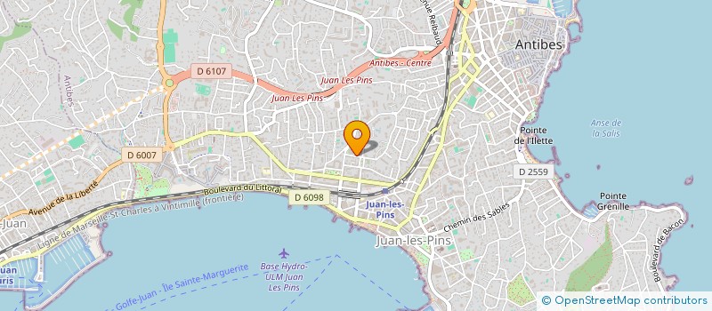 localisation de l'entreprise MADAME DORIANE DROT-BRUNET à ANTIBES