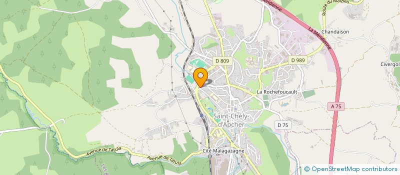 localisation de l'entreprise MADAME DORIANE DUBUC  SAINT-CHELY-D'APCHER