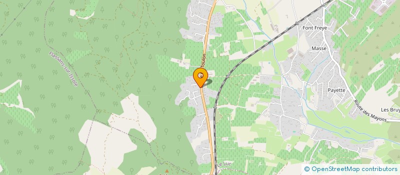 localisation de l'entreprise MADAME DORIANE FAUCHER  LE LUC