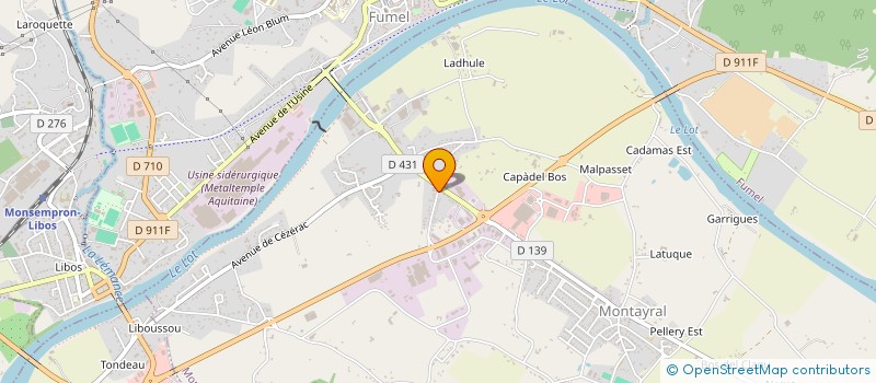 localisation de l'entreprise MADAME DORIANE FONS  BRIANCON