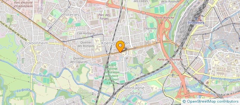 localisation de l'entreprise MADAME DORIANE FOUQUET  STRASBOURG