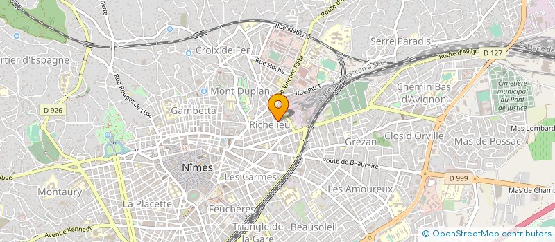 localisation de l'entreprise MADAME DORIANE FRANCOIS à NIMES