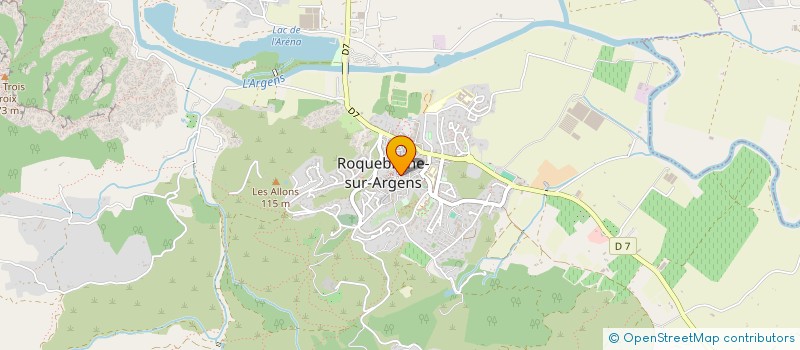 localisation de l'entreprise MADAME DORIANE FRETARD à ROQUEBRUNE-SUR-ARGENS
