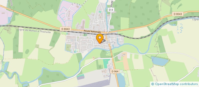 localisation de l'entreprise MADAME DORIANE GALLASIN  DOUZY