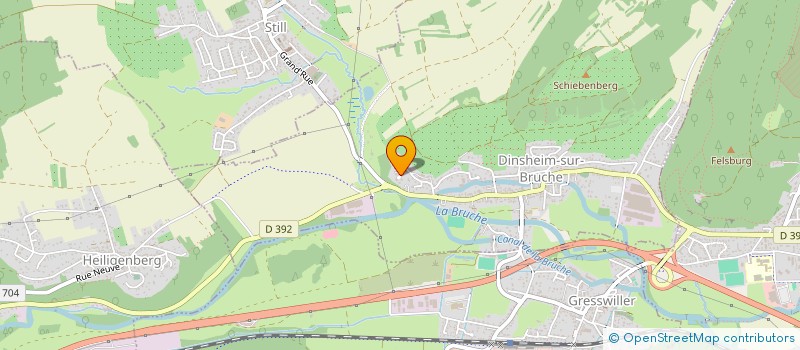 localisation de l'entreprise MADAME DORIANE GEIGER  DINSHEIM-SUR-BRUCHE