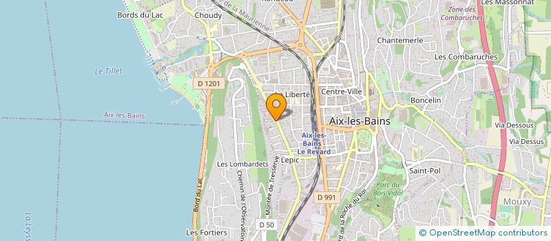 localisation de l'entreprise MADAME DORIANE GIUMMARRA à AIX-LES-BAINS