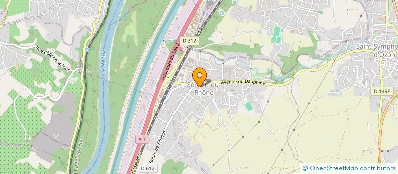 localisation de l'entreprise MADAME DORIANE GONCALVES à SEREZIN-DU-RHONE