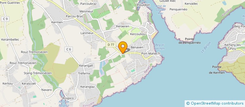 localisation de l'entreprise MADAME DORIANE GUILLOU  NEVEZ