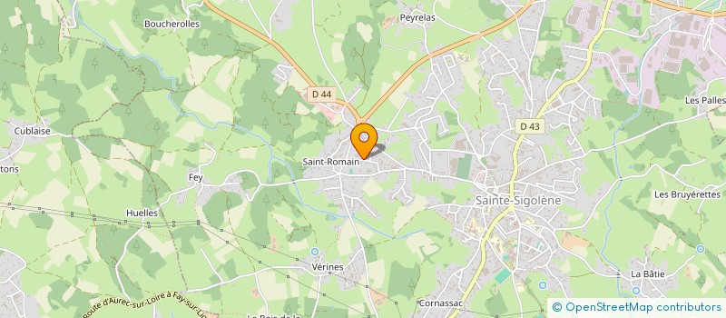 localisation de l'entreprise MADAME DORIANE HAMDI  SAINTE-SIGOLENE