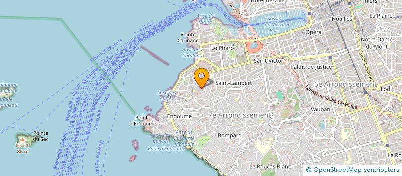 localisation de l'entreprise MADAME DORIANE HERAUD  MARSEILLE