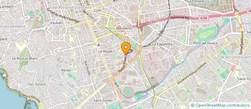 localisation de l'entreprise MADAME DORIANE KHELFA  MARSEILLE