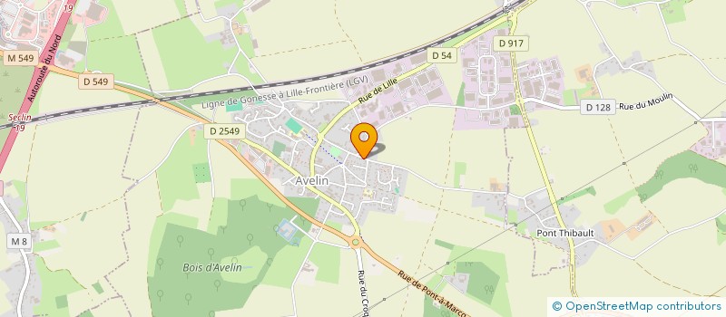 localisation de l'entreprise MADAME DORIANE LABIT  ENNEVELIN