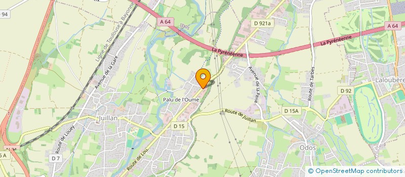 localisation de l'entreprise MADAME DORIANE LACOSTE  BORDERES-SUR-L'ECHEZ