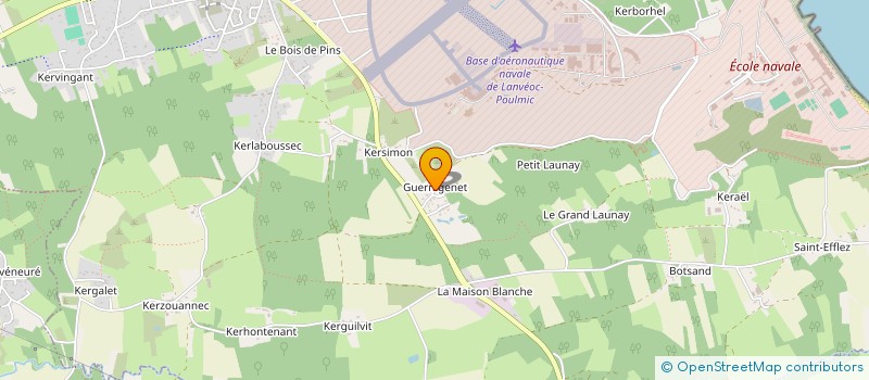 localisation de l'entreprise MADAME DORIANE LE MIGNON à CROZON