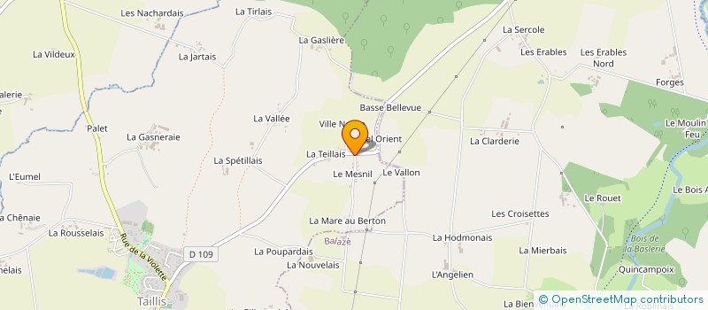 localisation de l'entreprise MADAME DORIANE LEBOUC  TAILLIS