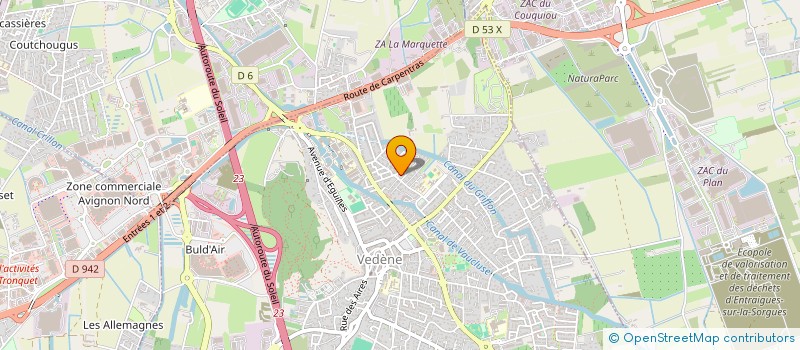 localisation de l'entreprise MADAME DORIANE LOMBARDI  VEDENE