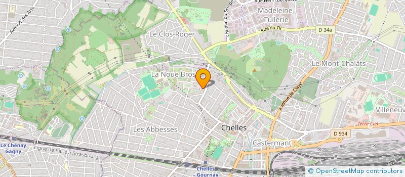 localisation de l'entreprise MADAME DORIANE LUNTADI à CHELLES