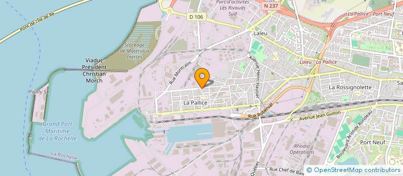 localisation de l'entreprise MADAME DORIANE MEUNIER  LA ROCHELLE