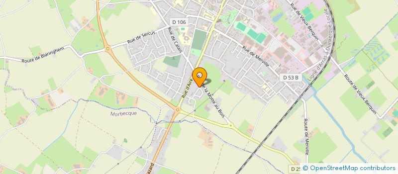 localisation de l'entreprise MADAME DORIANE NEUVILLE à HAZEBROUCK