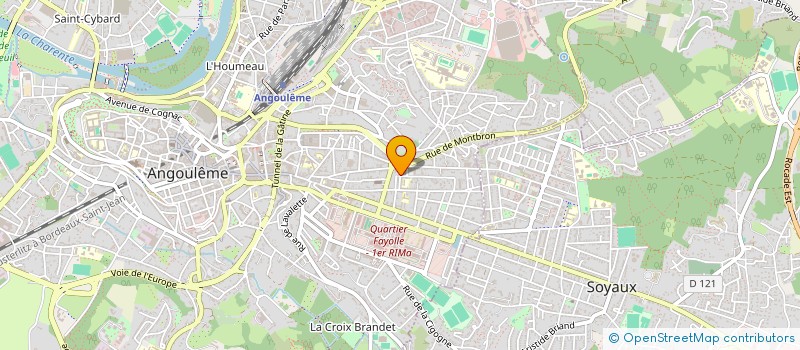 localisation de l'entreprise MADAME DORIANE PALLU à ANGOULEME