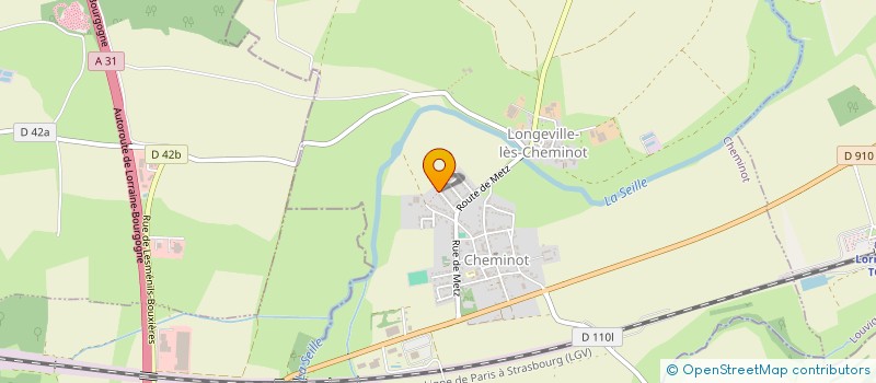 localisation de l'entreprise MADAME DORIANE PARISI  PAGNY-LES-GOIN