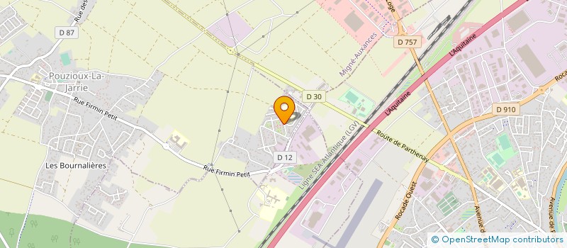 localisation de l'entreprise MADAME DORIANE PENNETAULT  VOUNEUIL-SOUS-BIARD