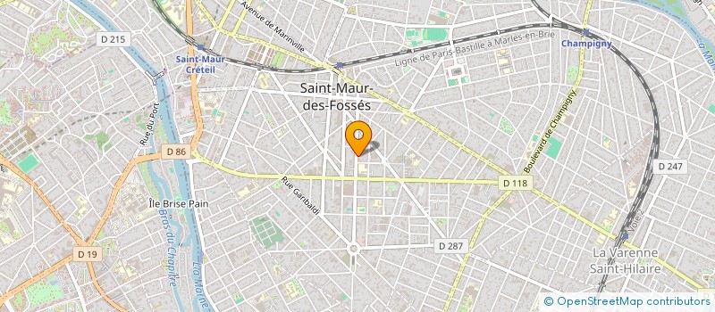 localisation de l'entreprise MADAME DORIANE PEYROT à SAINT-MAUR-DES-FOSSES