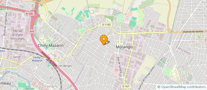 localisation de l'entreprise MADAME DORIANE PILATO à MORANGIS
