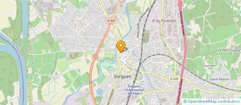 localisation de l'entreprise MADAME DORIANE PUISSANT à SORGUES