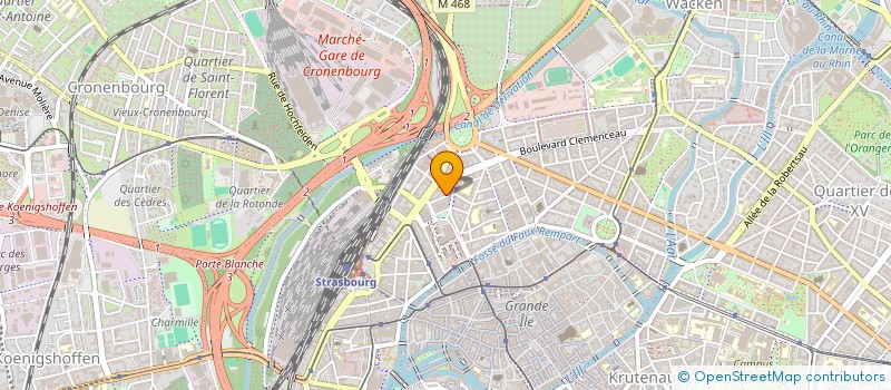 localisation de l'entreprise MADAME DORIANE RICHERT à STRASBOURG