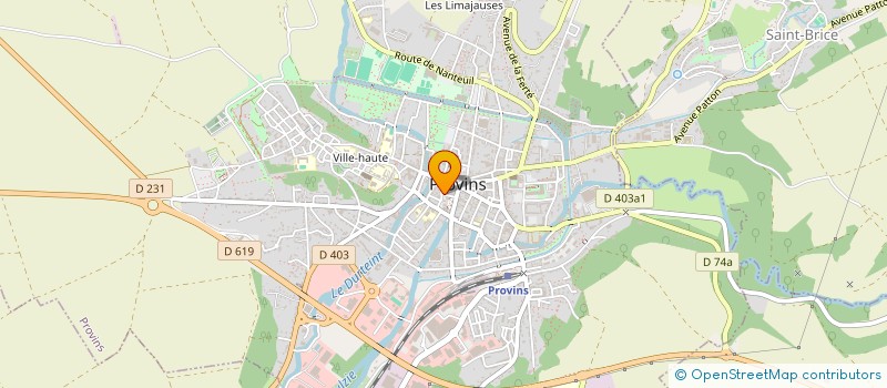 localisation de l'entreprise MADAME DORIANE RODERIGUE  PROVINS