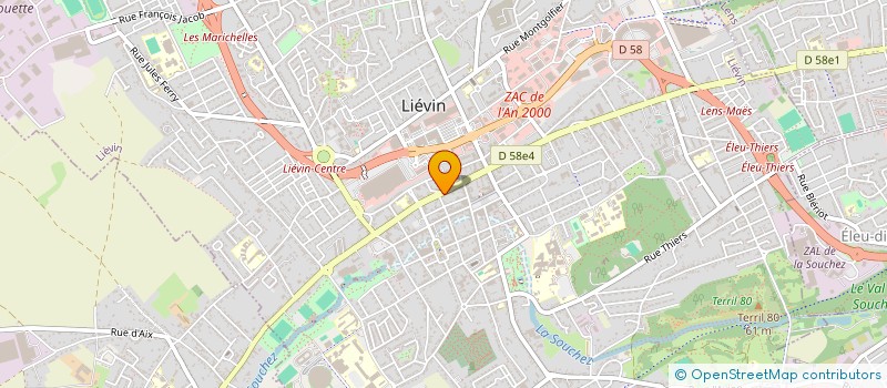localisation de l'entreprise MADAME DORIANE ROMBAUTS à LIEVIN