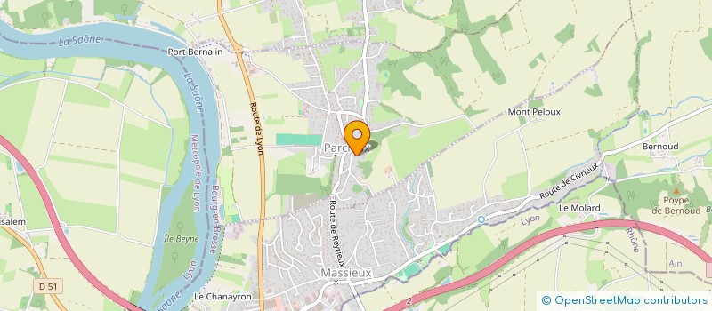 localisation de l'entreprise MADAME DORIANE SIBILAT  PARCIEUX