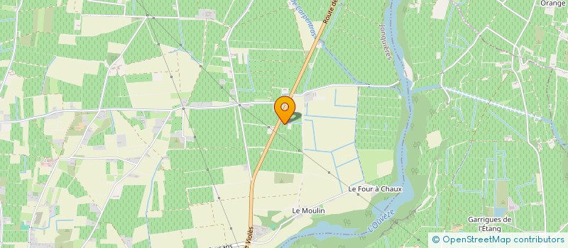 localisation de l'entreprise MADAME DORIANE SILVESTRE  JONQUIERES