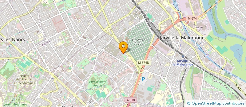 localisation de l'entreprise MADAME DORIANE SIMONIN  VANDUVRE-LES-NANCY