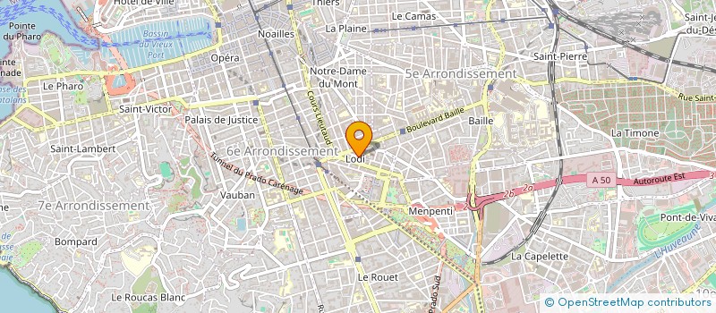 localisation de l'entreprise MADAME DORIANE STALLA à MARSEILLE