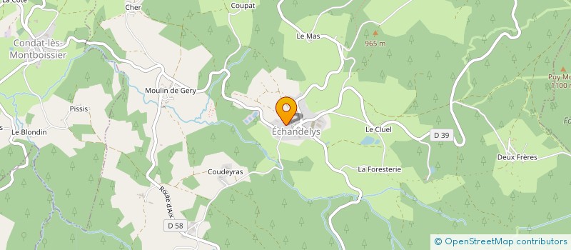 localisation de l'entreprise MADAME DORIANE TASSARA  ECHANDELYS