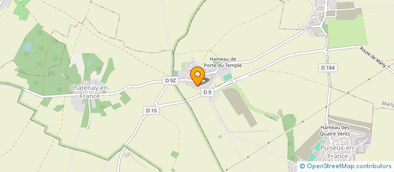 localisation de l'entreprise MADAME DORIANE VENTOLINI  PUISEUX-EN-FRANCE