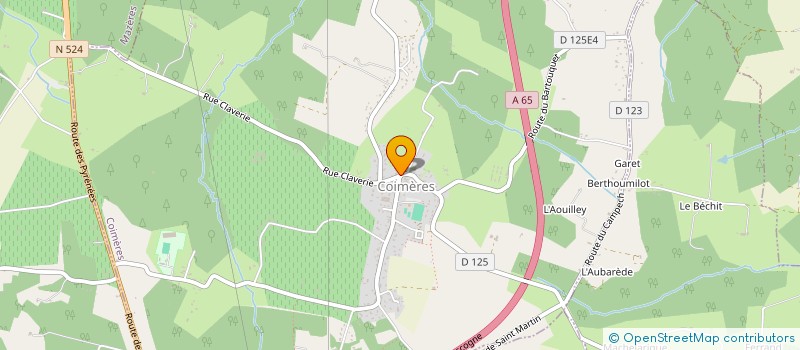 localisation de l'entreprise MADAME DORIANE VILLEMIN  COIMERES