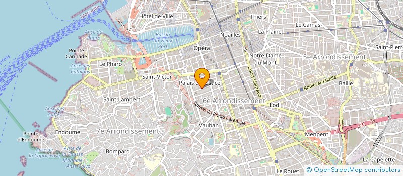 localisation de l'entreprise MADAME DORIANNE HUGNY  MARSEILLE