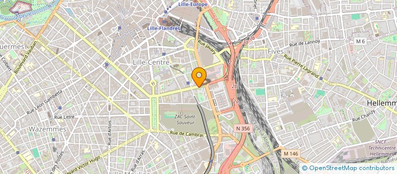 localisation de l'entreprise MADAME DORIANNE LAUDE  LILLE