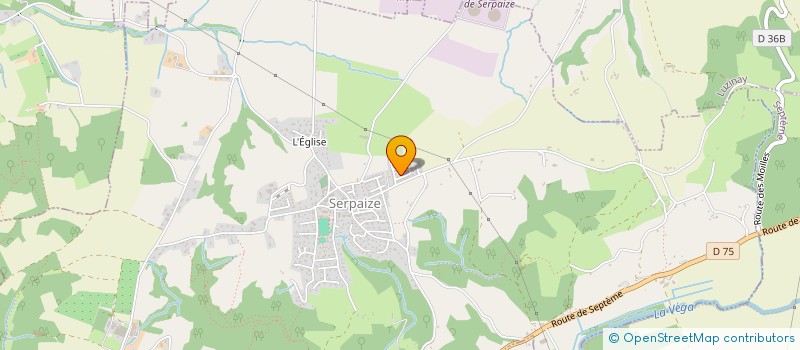 localisation de l'entreprise MADAME DORIANNE MASCRE  SERPAIZE
